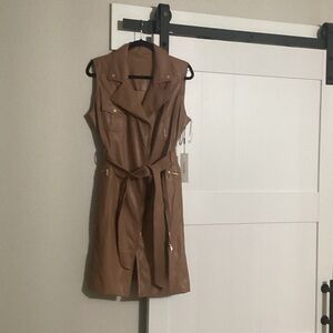 Calvin Klein Tan Sleeveless Vest